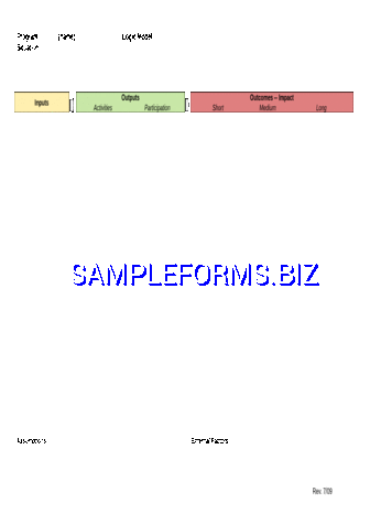Logic Model Template 1 doc pdf free